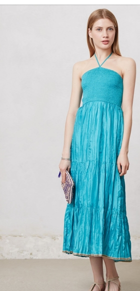 ☀️NWOT|💯%Silk ANTHROPOLOGIE Dress - Picture 4 of 13